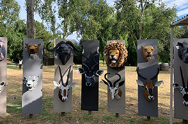 Beads and wire football boot