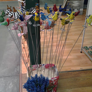 Beads and Wire Elephant