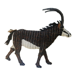  Wire and Beaded kudus animal